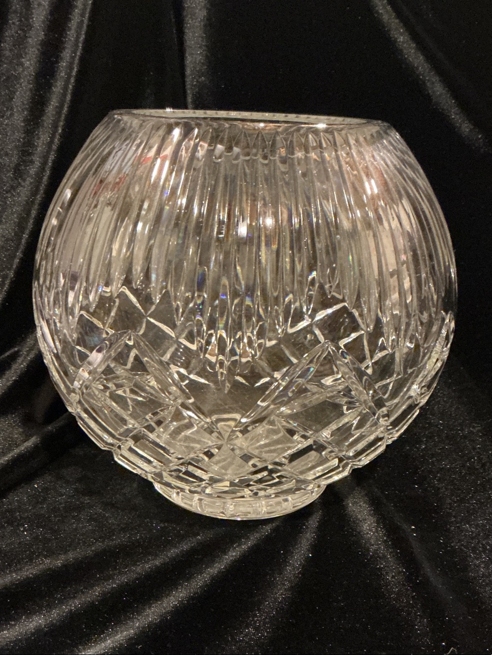 Clear Cut Crystal Glass Vase - Home Accents